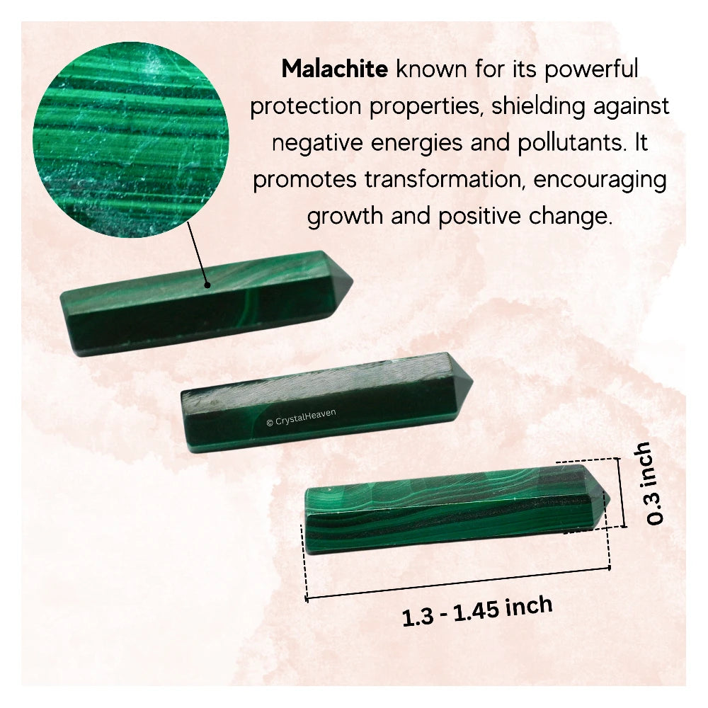 Malachite Pencil Points (Set of 50)