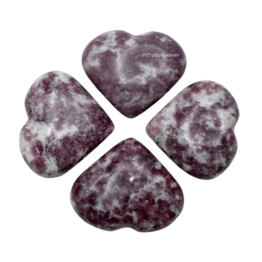 Lepidolite  Heart