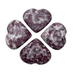 Lepidolite  Heart