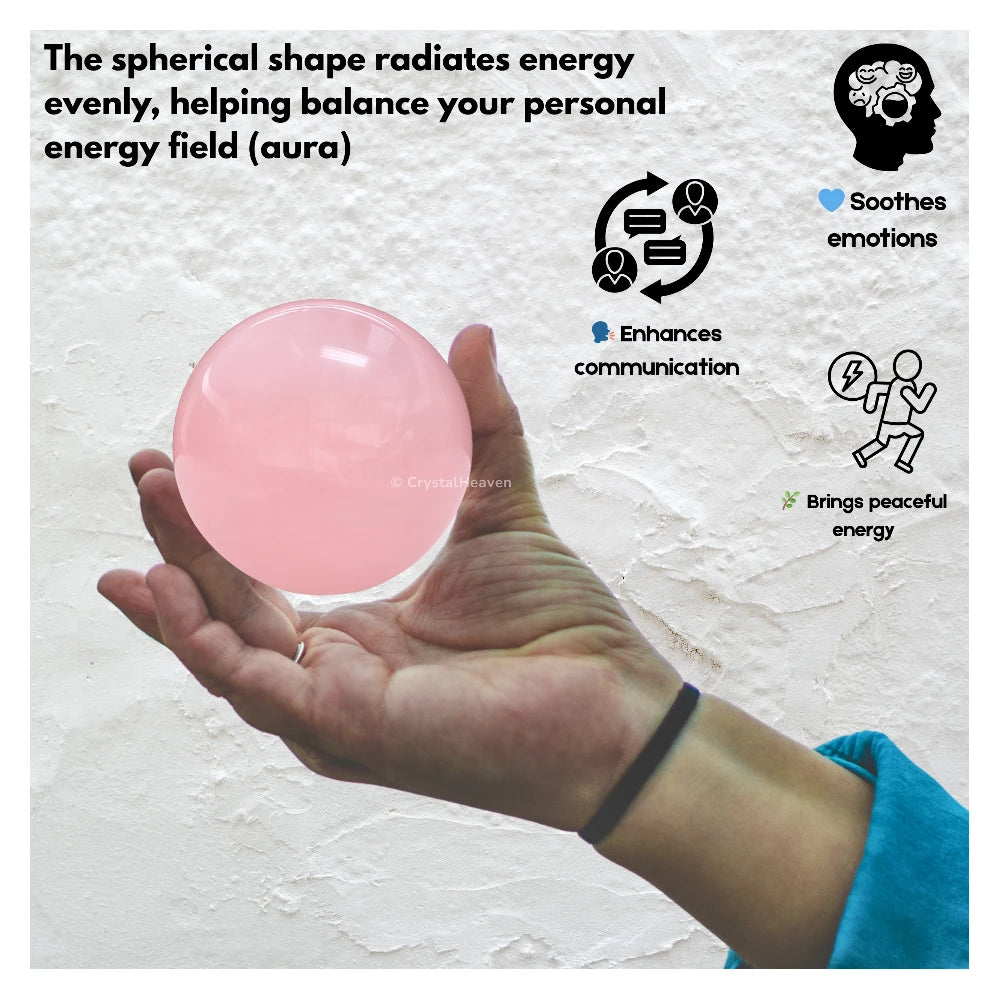 Rose Quartz Sphere (2 Inch)