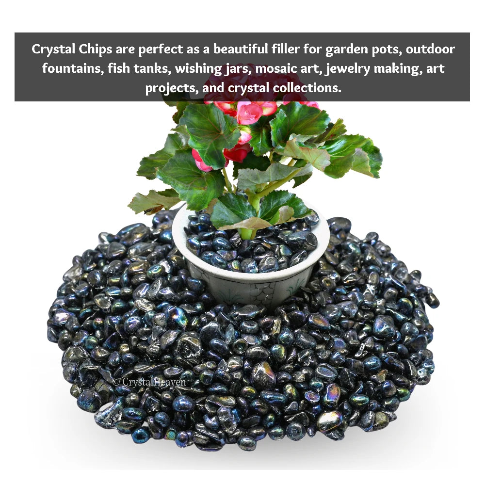Titanium Aura Quartz Chips (500 gram)