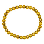 Golden Hematite Healing Crystal Bracelets - 6mm Beads