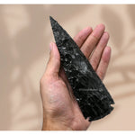 Black Obsidian Arrowhead - 6" to 7"