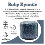Tumbled Ruby Kyanite Stones (30 Gram)