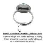 Turquoise Ring (Silver/Round)