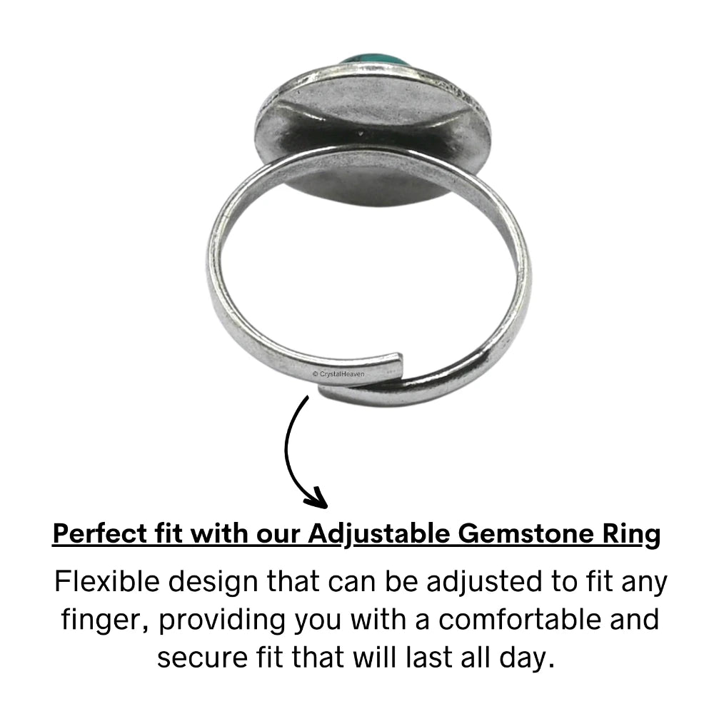 Turquoise Ring (Silver/Round)