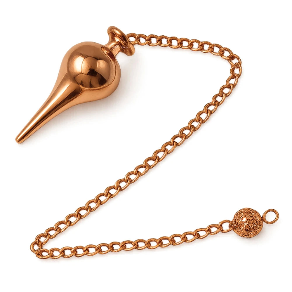 Metal Brass Pendulum - Dome Cone Point Copper (MP120)