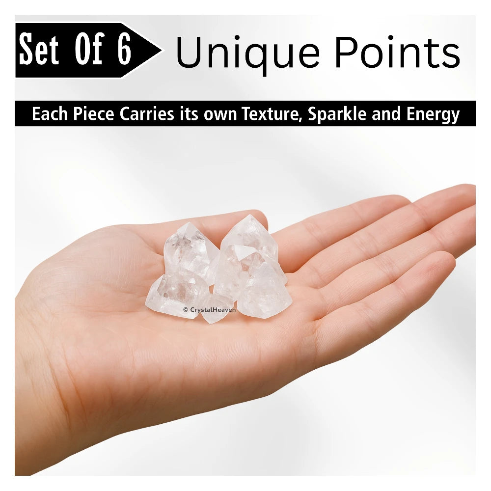 Apophyllite Points - Set of 6 (S)