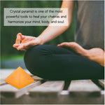Orange Selenite Pyramid (1.5 Inch)