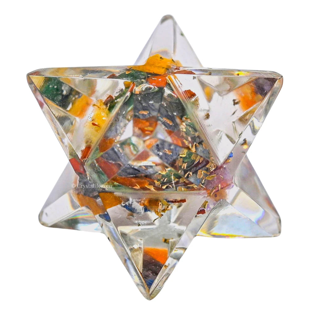 Mix Chakra Orgone Merkaba - 1 Inch