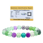 Multi Fluorite Bracelet (Elastic)