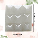 Snow Quartz 9 Pyramid Plate