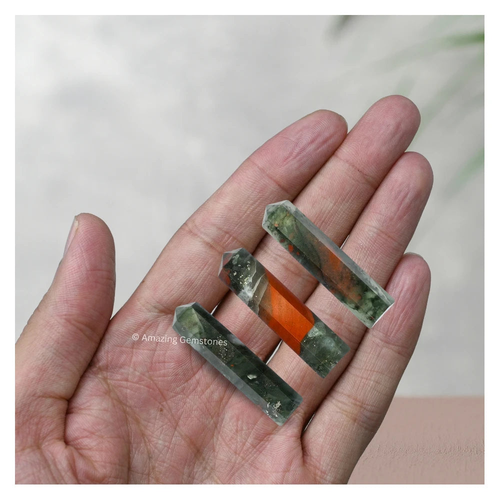 African Bloodstone Pencil Points (Set of 3)