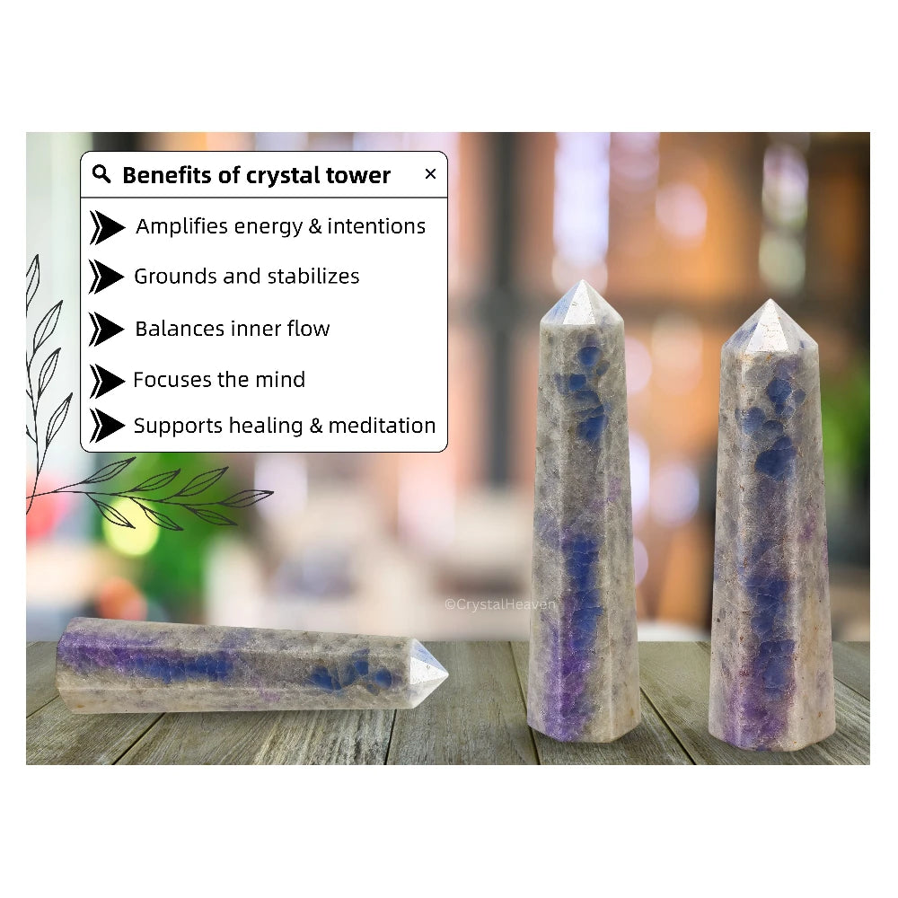 Hackmanite Crystal Tower (2" to 3" inch)
