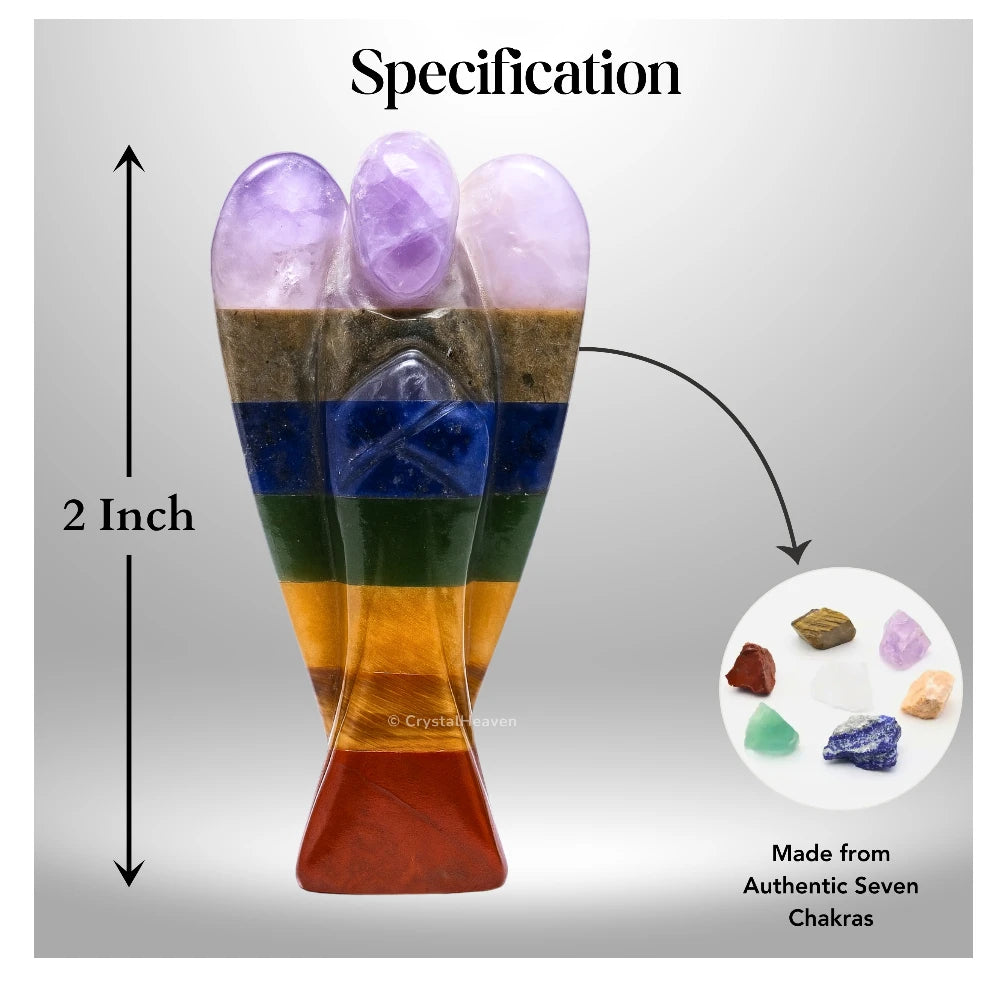 7 Chakra Angel (2 Inch)