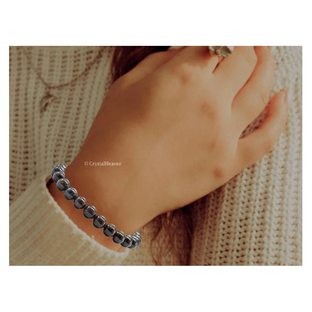 Garnet Bracelet (Elastic)