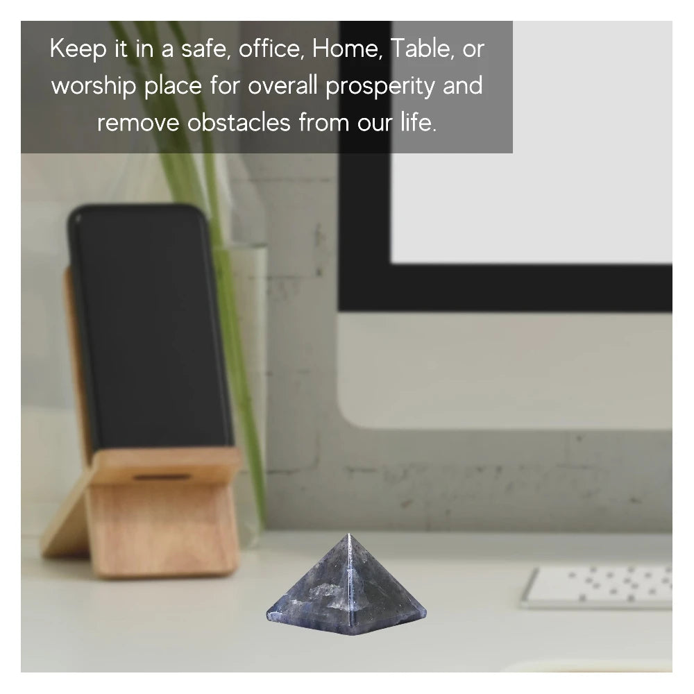 Iolite Pyramid (1.5 Inch)