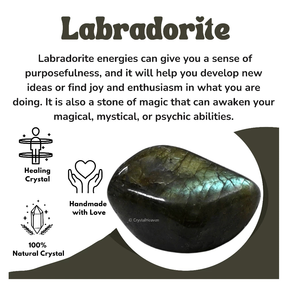 Tumbled Labradorite Stones (30 Gram)