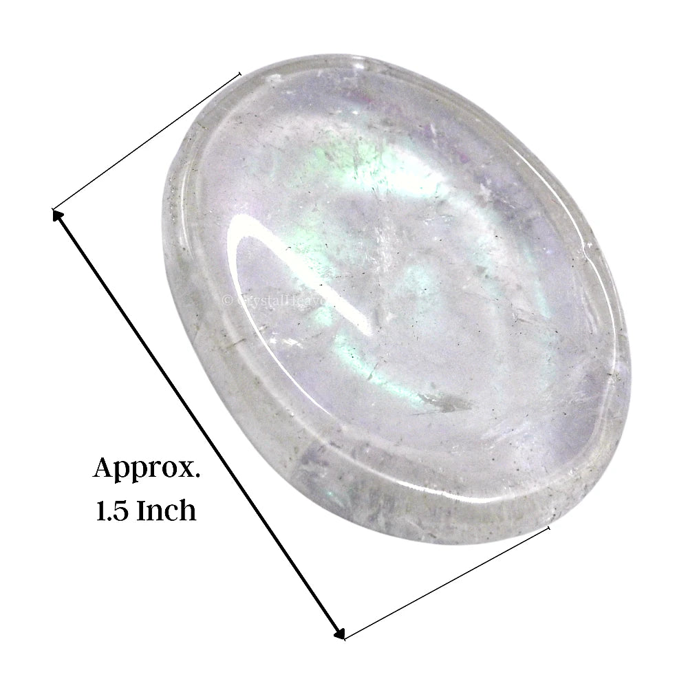 Aura Quartz Worry Stone