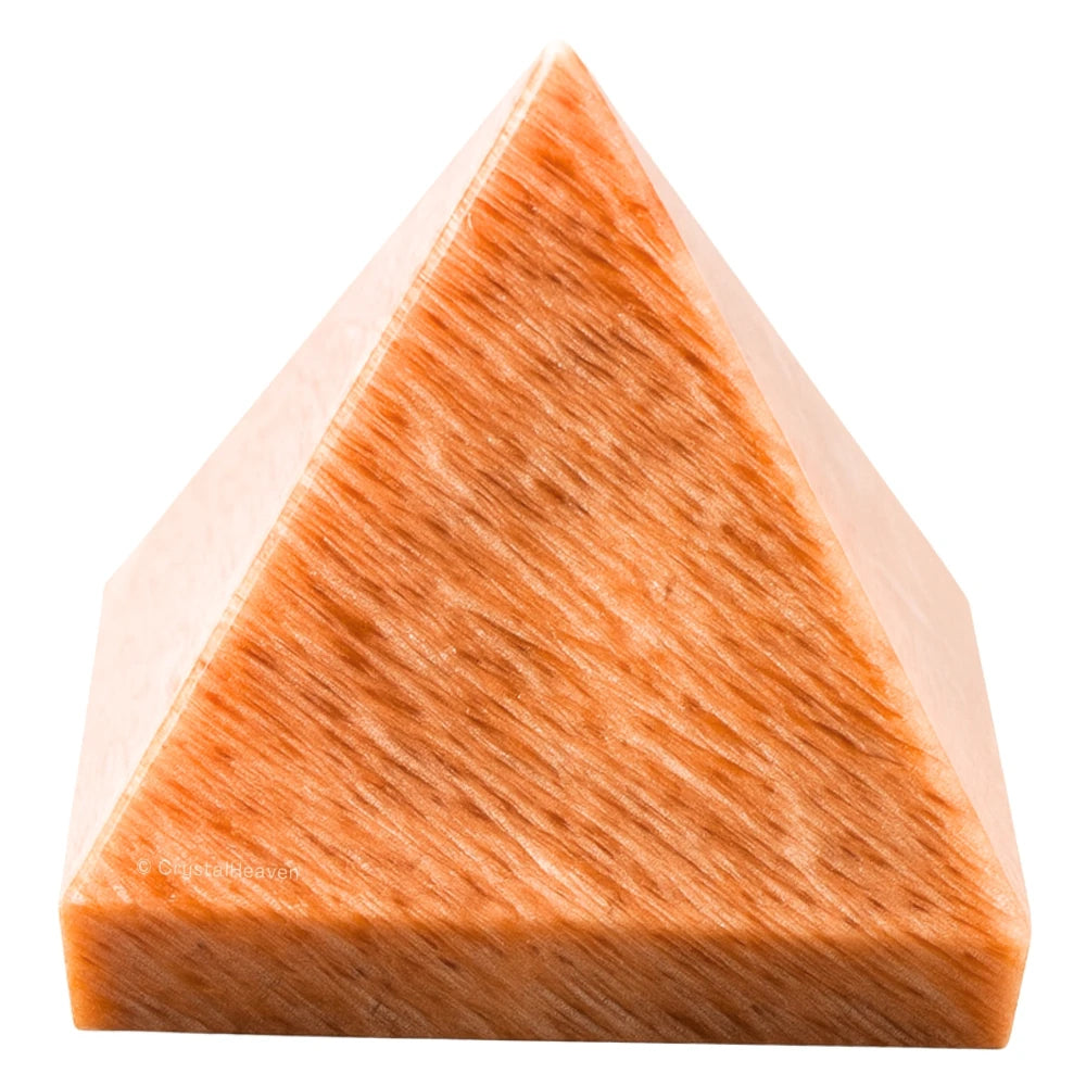 Peach Moonstone Pyramid (1.5 Inch)