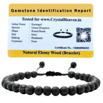 Karungali Malai Bracelet (Adjustable - 6 mm beads)