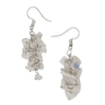 Rainbow Moonstone Crystal Earrings