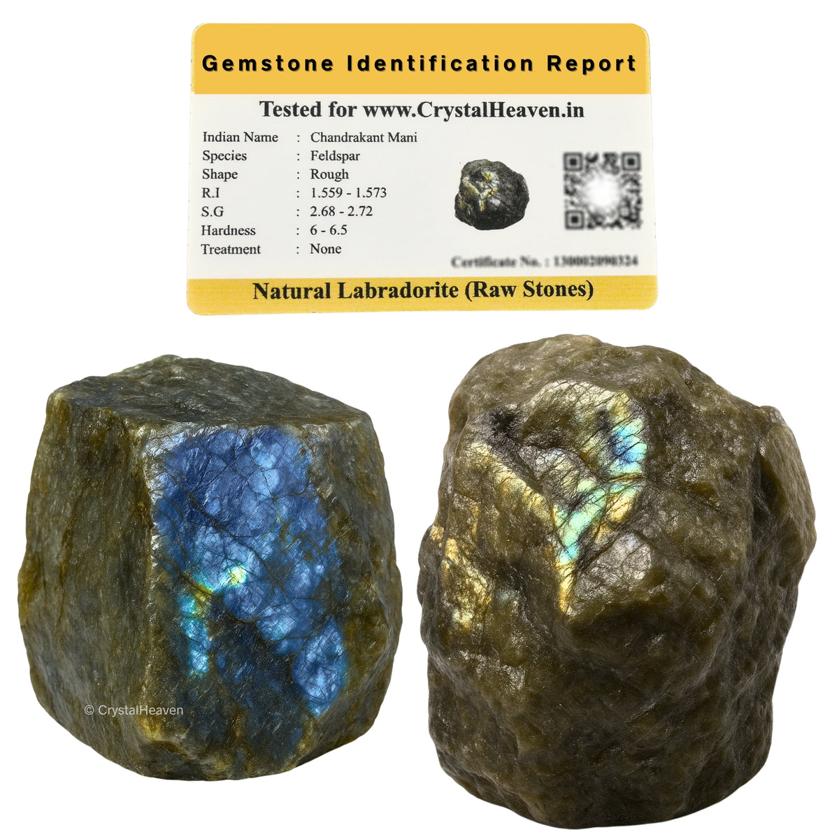Raw Labradorite Crystals (1 Piece)