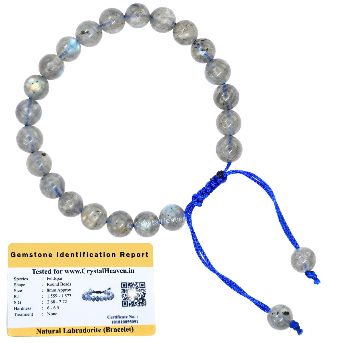 Premium Labradorite Bracelet (Adjustable)