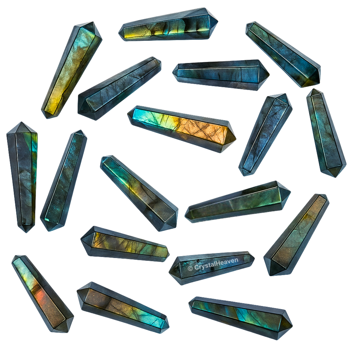 Labradorite Pencil Points (Double Terminated) (Set of 50)