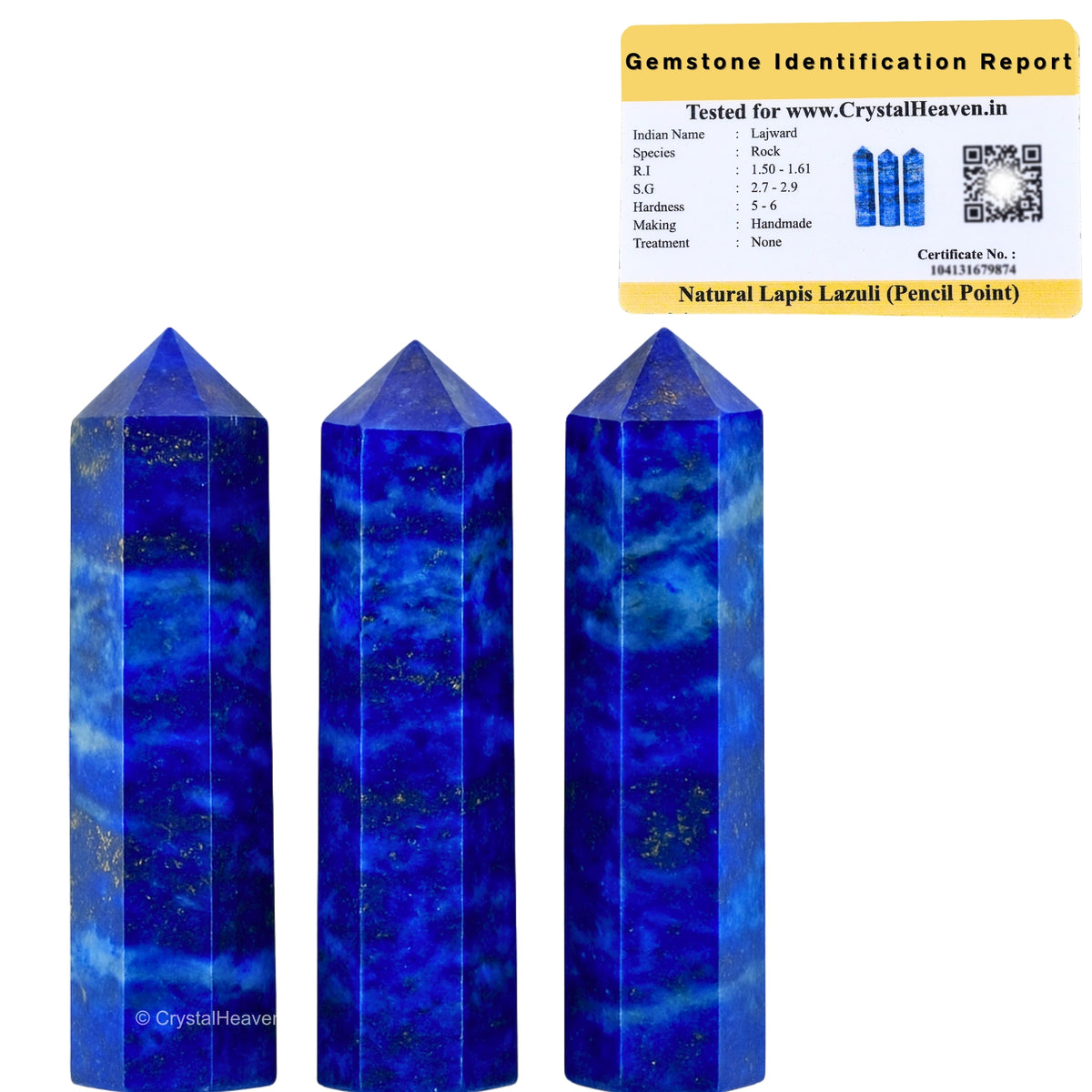 Lapis Lazuli Pencil Points (Set of 50)