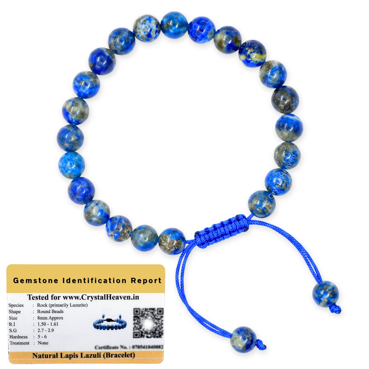 Lapis Lazuli Bracelet (Adjustable)