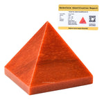 Carrot Jasper Pyramid (1.5 Inch)
