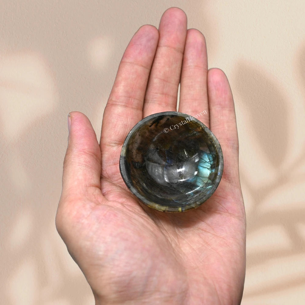 Labradorite Crystal Bowl - 2 Inch