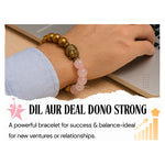 Love and Money Bracelet with Buddha Charm (Gold)