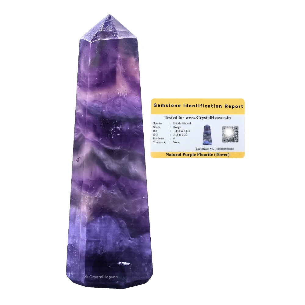 Purple Fluorite Tower (3" to 4" inch)