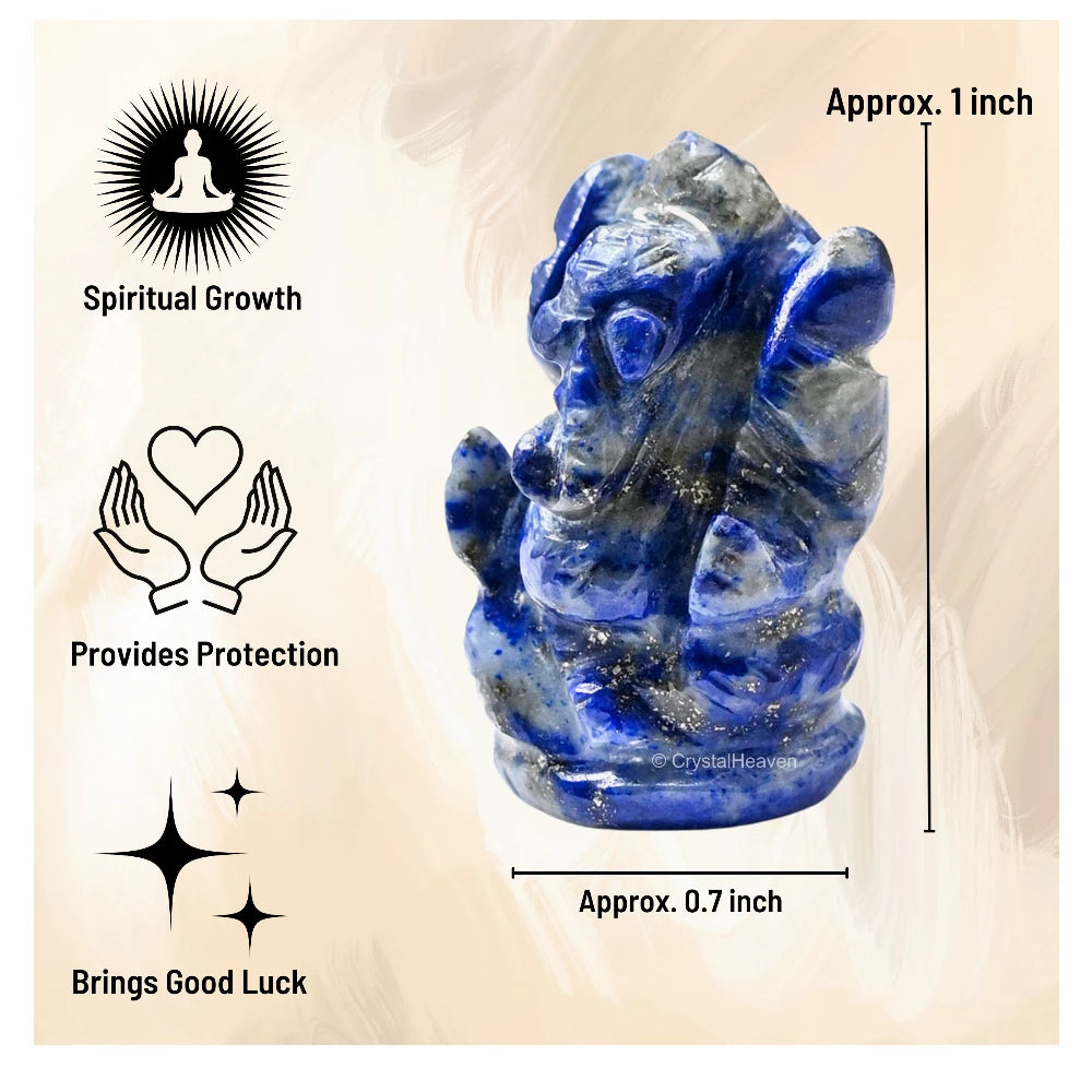 Lapis Lazuli Crystal Ganesh Ganpati