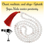 Sphatik Mala - B Grade 108 Beads (7mm) (Hand Knotted)