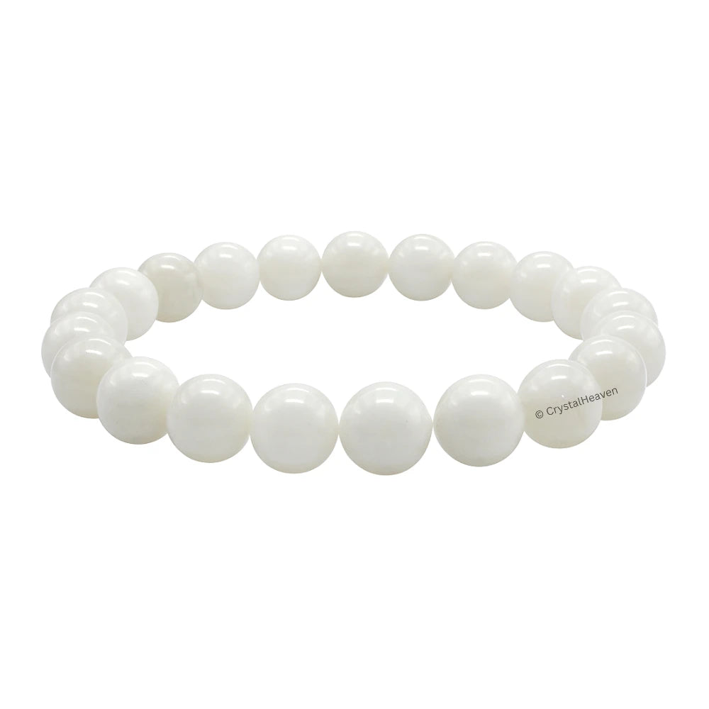 White Moonstone Bracelet (Elastic)