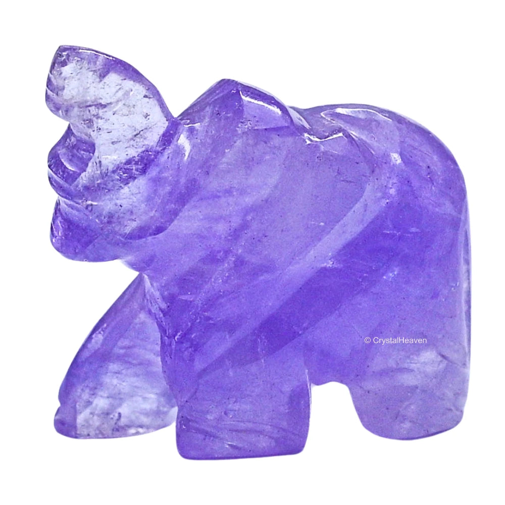 Amethyst Crystal Elephant