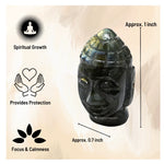 Labradorite Buddha Head