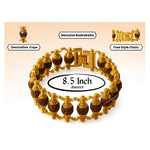 Rudraksha Bracelet (Classic Gold Chain)