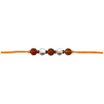 Rudraksha and Sphatik Rakhi for Brother (Set of 10)