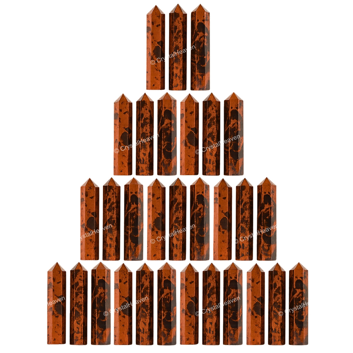 Mahogany Obsidian Pencil Points (Set of 3)