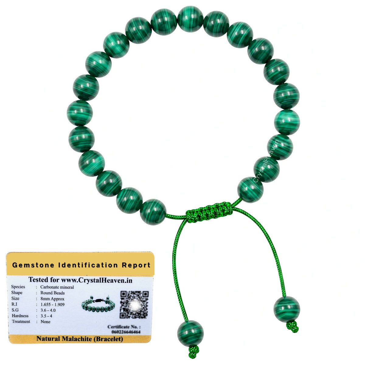 Malachite Bracelet (Adjustable)