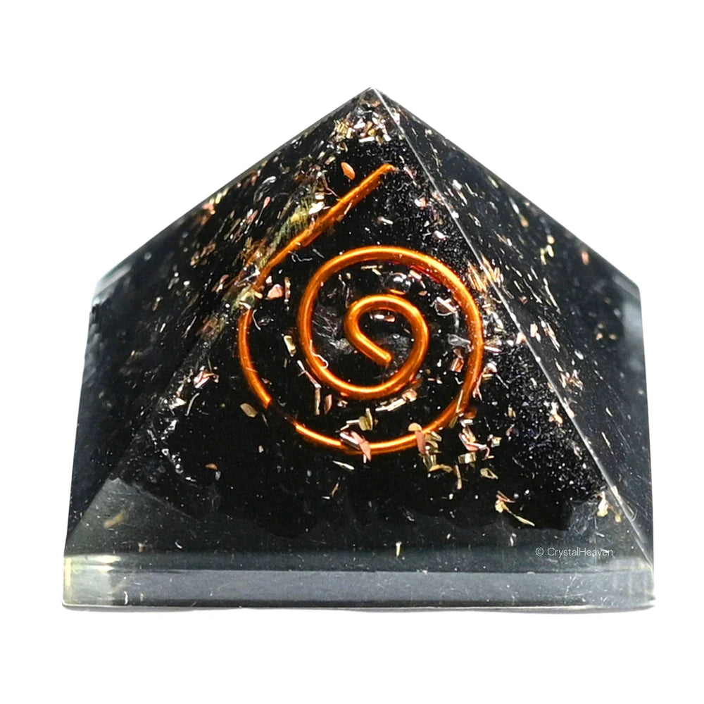 Black Tourmaline Orgone Pyramid - 30mm