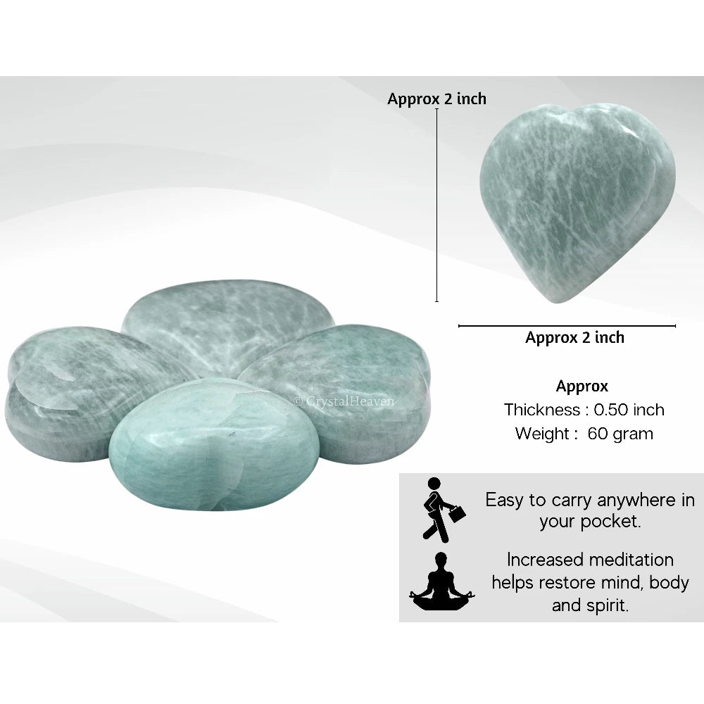 Amazonite Heart