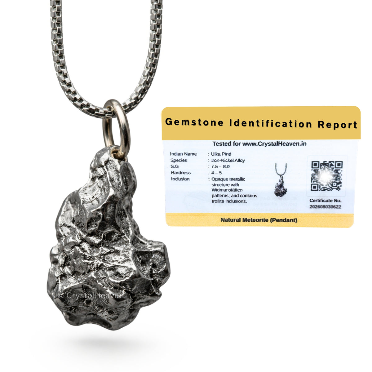 Meteorite Pendant Necklace - Campo del Cielo