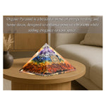 7 Chakra Orgone Pyramid (Small Shriyantra)