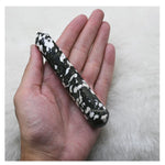 Black & White Tourmaline Wand (Faceted)