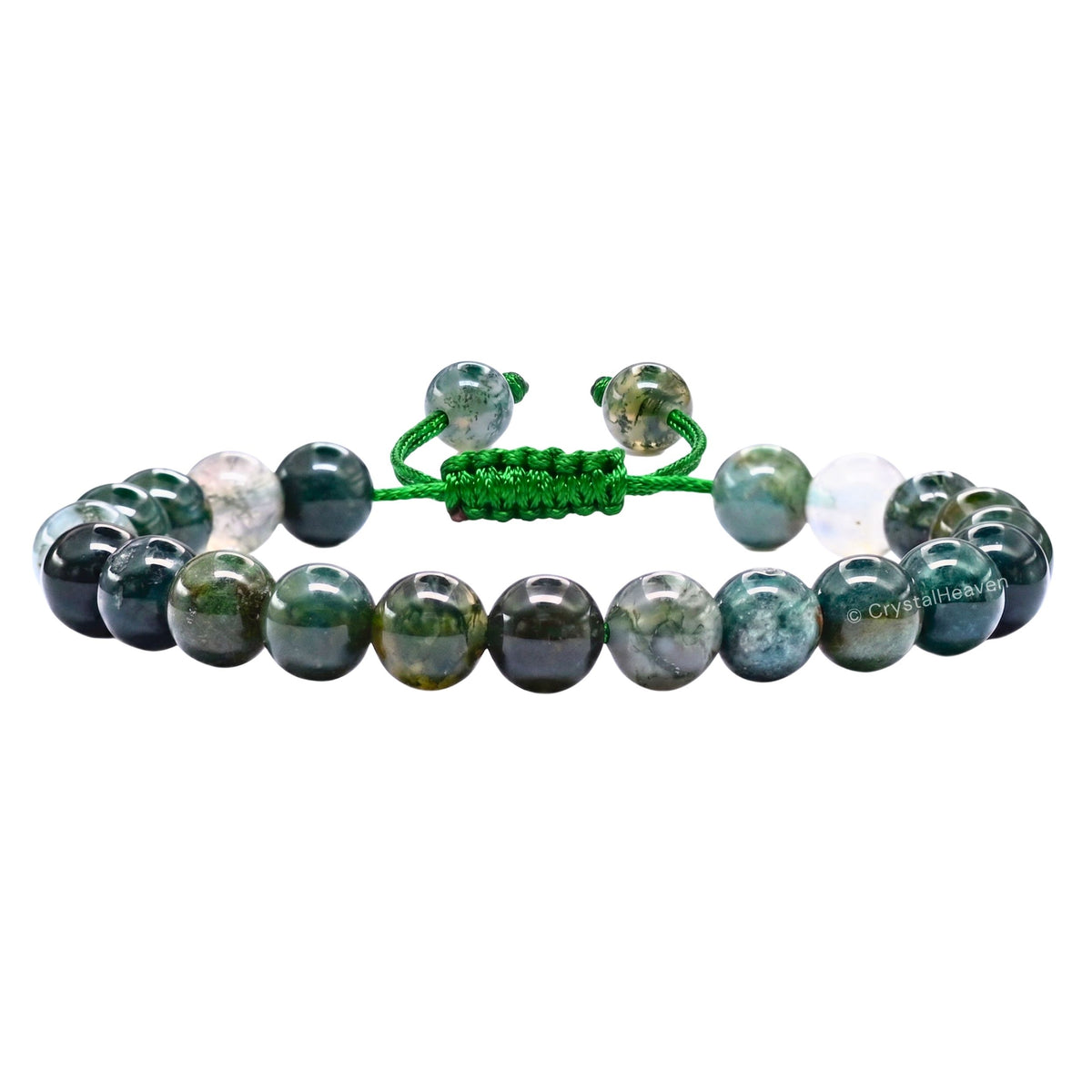 Moss Agate Bracelet (Adjustable)